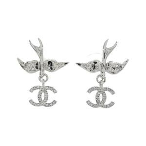 CHANEL Authentic White Earrings